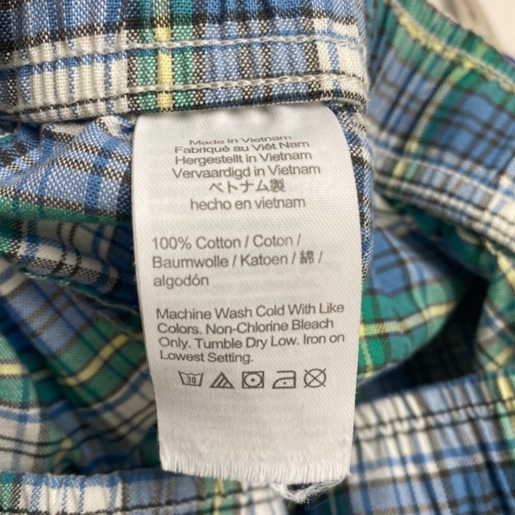 🥶J.CREW - Men Broken-in organic cotton oxford lounge set Size XS - Picture 8 of 11